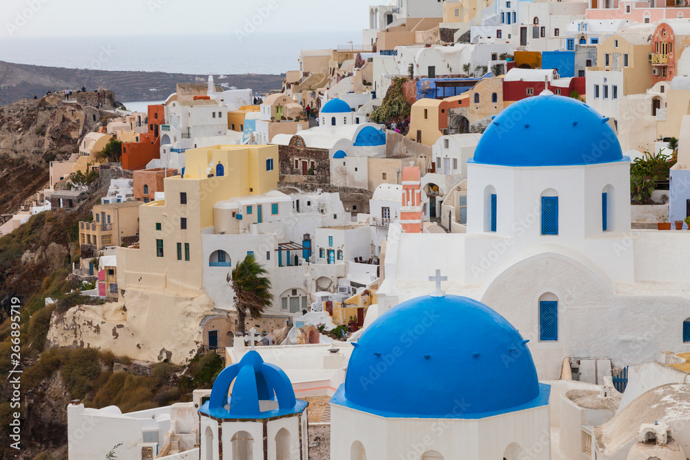 Pueblo de Oia, Isla de Santorini, Grecia