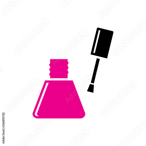 Beauty related icon on background for graphic and web design. Simple vector sign. Internet concept symbol for website button or mobile app.