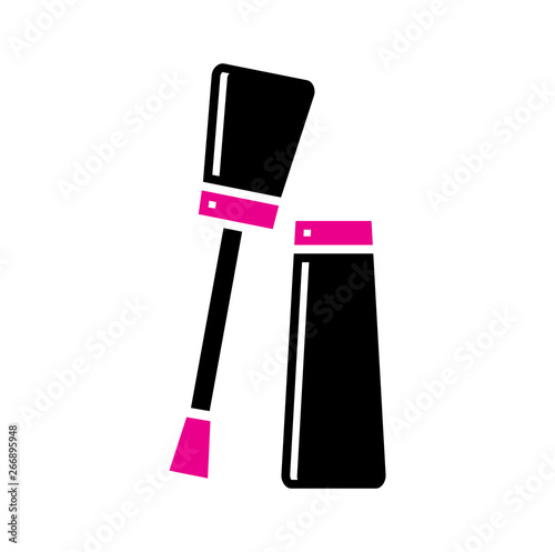 Beauty related icon on background for graphic and web design. Simple vector sign. Internet concept symbol for website button or mobile app.
