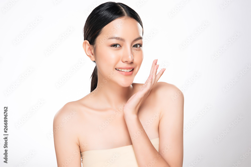 Beautiful Young asian Woman with Clean Fresh Skin Beautiful Young asian Woman with Clean Fresh Skin
