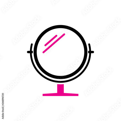 Beauty related icon on background for graphic and web design. Simple vector sign. Internet concept symbol for website button or mobile app.