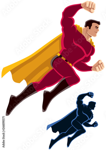Superhero Flying Attack
