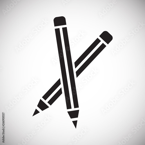 Beauty related icon on background for graphic and web design. Simple vector sign. Internet concept symbol for website button or mobile app.