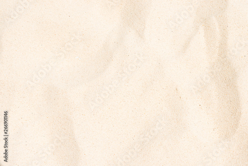 Closeup view of white fine sand texture. Can be used as summer vacation background