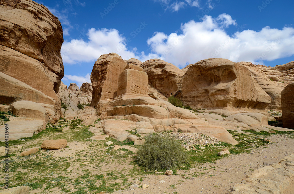 Jordan, Middle East, Ancient Petra Jordan, Middle East, Ancient Petra
