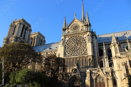 exterior of Notre Dame in Paris