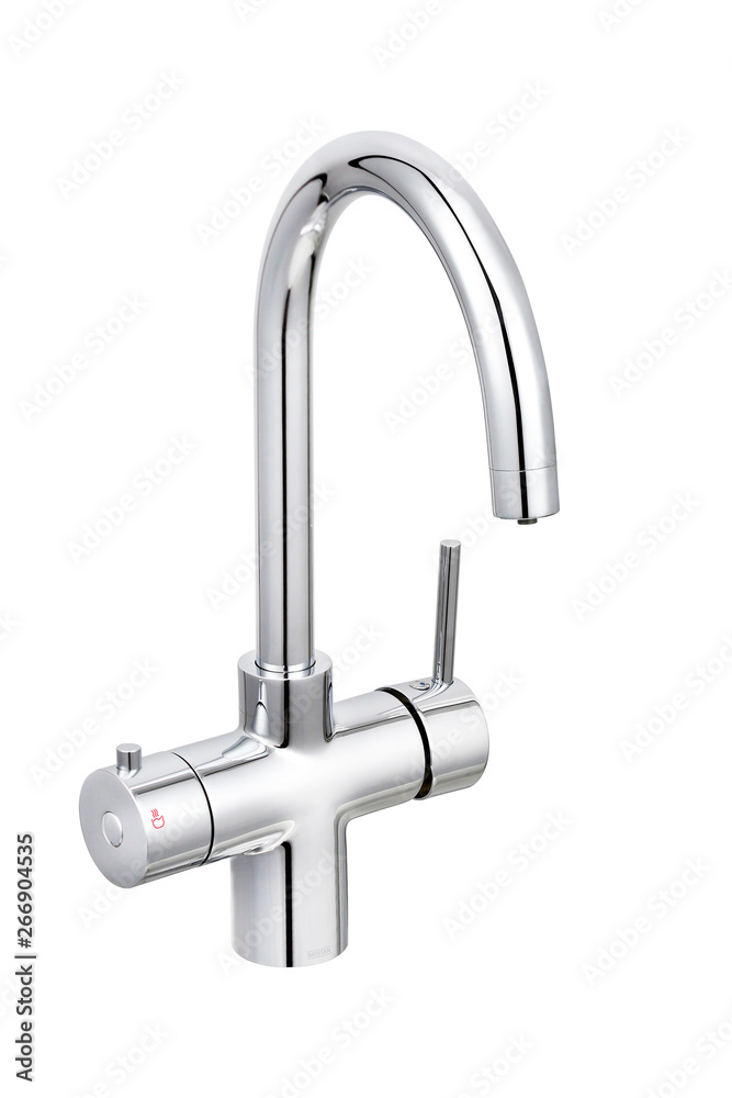 Faucets close up isolated over clear background Faucets close up isolated over clear background