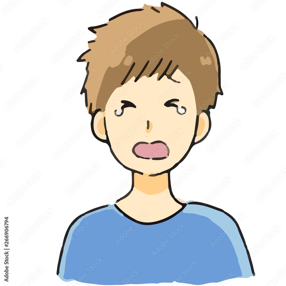 表情 男 泣く 表情 男 泣く