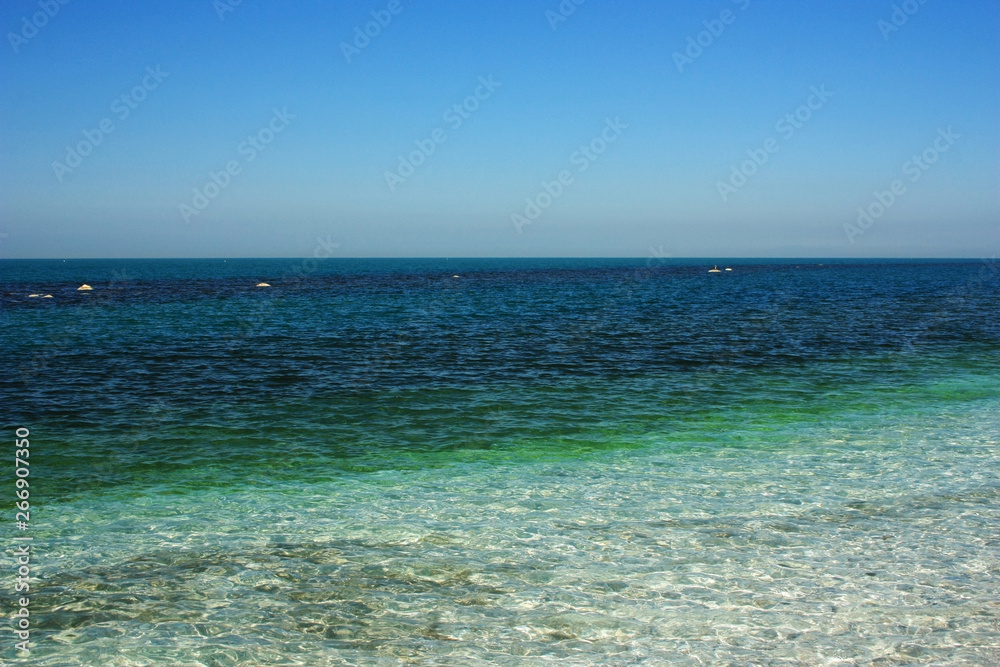 Green and blue sea surface Green and blue sea surface