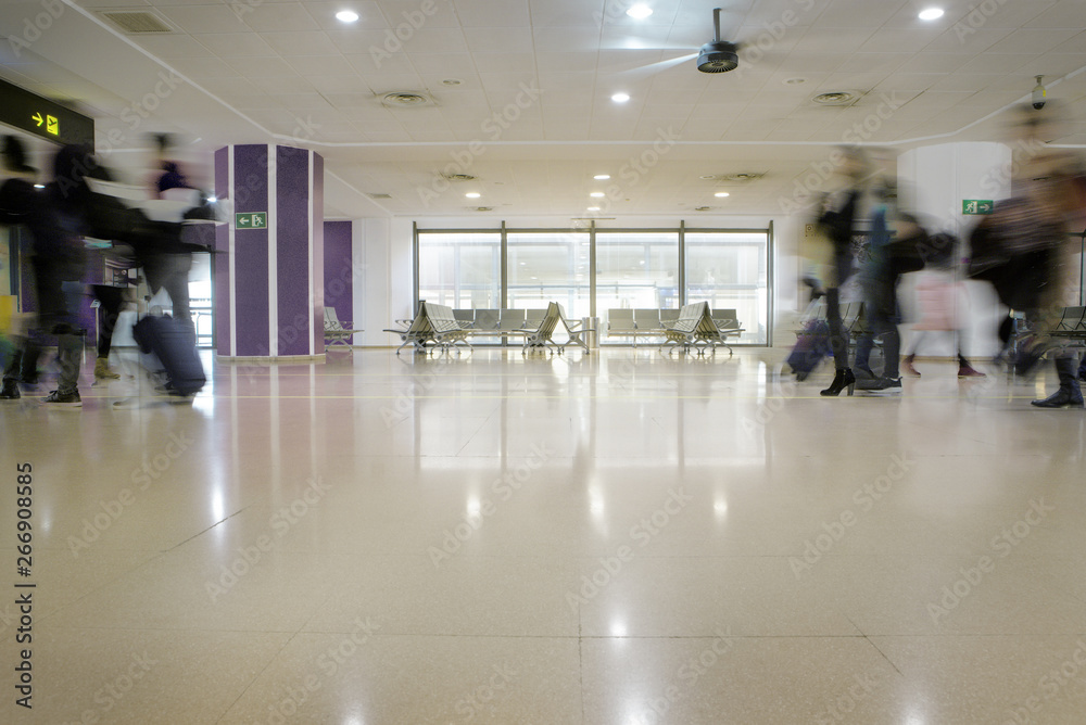Naklejka premium airport terminal gate