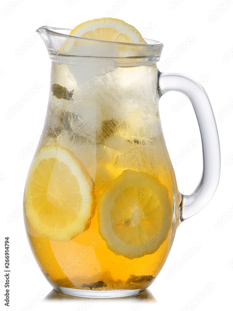Iced lemon green tea pitcher, paths Iced lemon green tea pitcher, paths