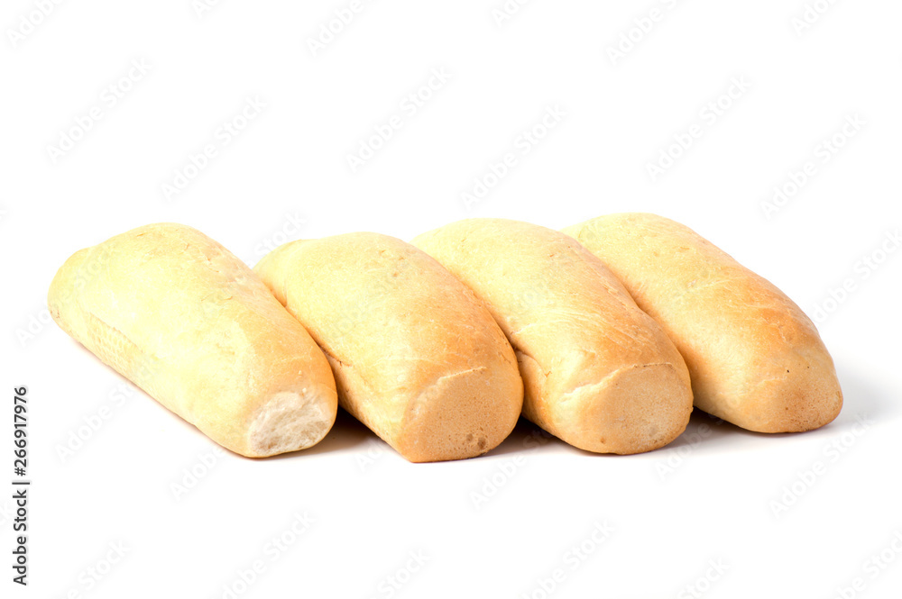 single loaf of fresh baked baguette bread isolated on white background single loaf of fresh baked baguette bread isolated on white background