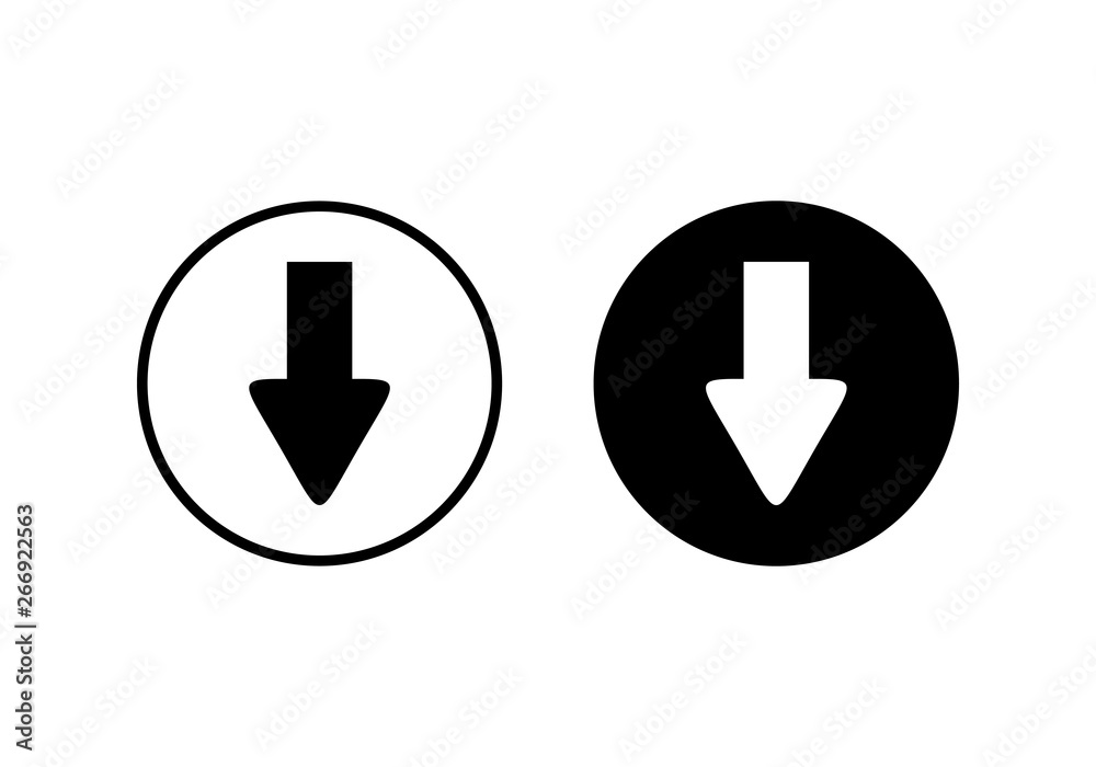 Arrow icon vector. Arrow symbol. navigation icon vector Arrow icon vector. Arrow symbol. navigation icon vector