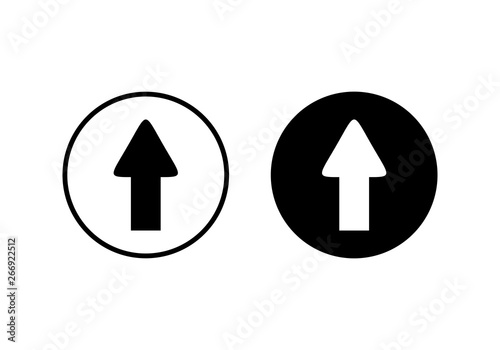 Free Download Arrow icon vector. Arrow symbol. navigation icon vector - GFXLoad