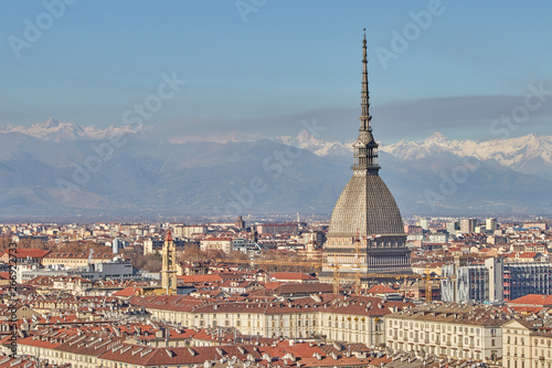 panoramic view of the city of Turin