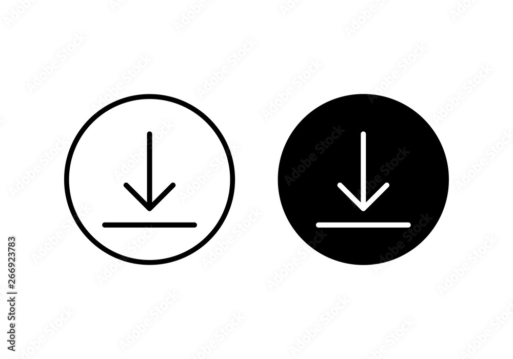 Download icon vector. Downloading vector icon Download icon vector. Downloading vector icon