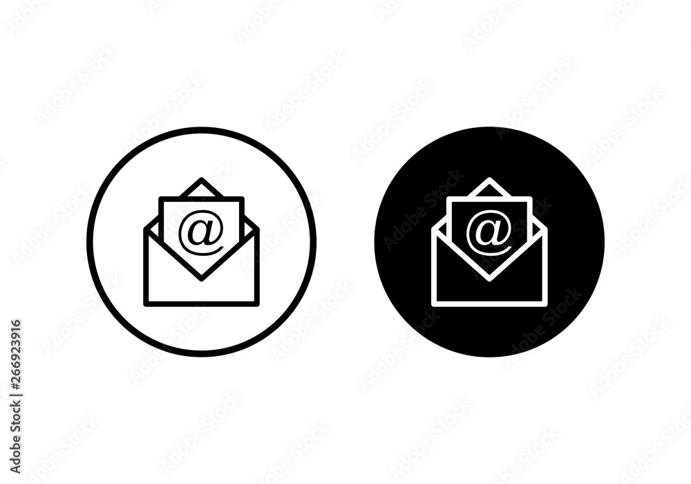 Mail icon vector. E-mail icon. Envelope illustration. Message Mail icon vector. E-mail icon. Envelope illustration. Message