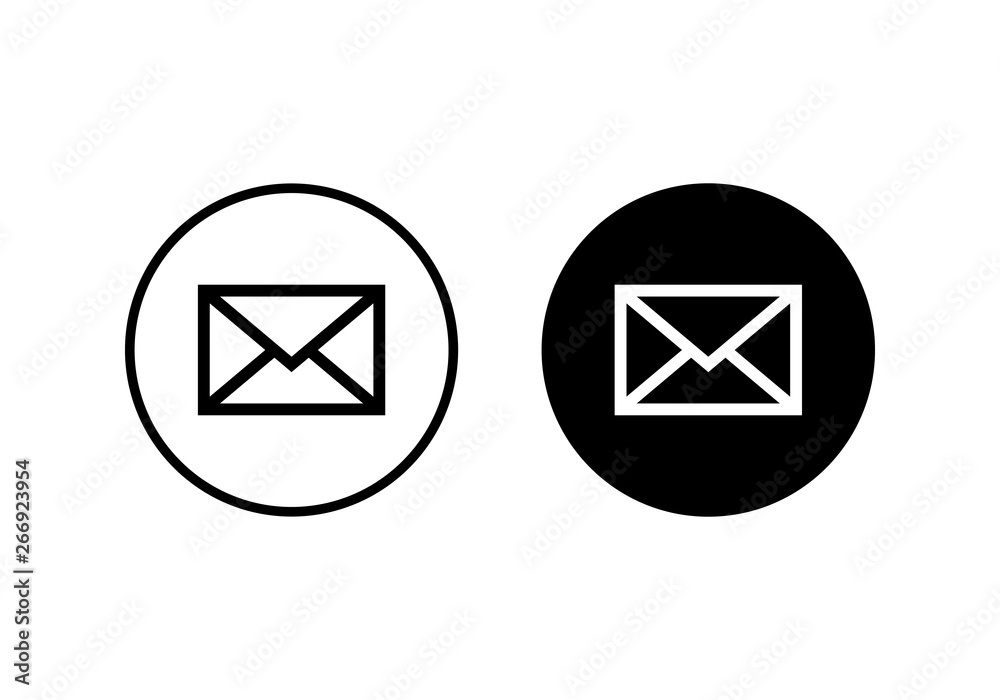 Mail icon vector. E-mail icon. Envelope illustration. Message Mail icon vector. E-mail icon. Envelope illustration. Message