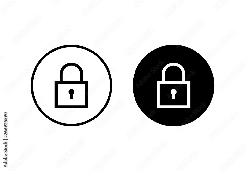 Lock icon vector. Encryption icon. Lock Icon in trendy flat style isolated. Security symbol Lock icon vector. Encryption icon. Lock Icon in trendy flat style isolated. Security symbol