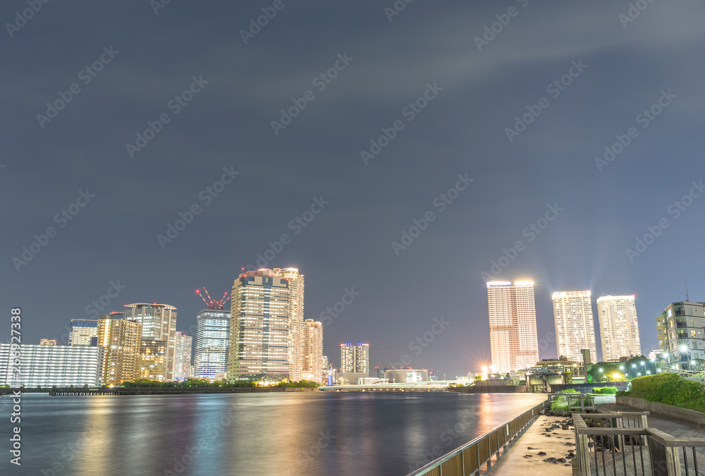 東京ウォーターフロントの夜景 東京ウォーターフロントの夜景