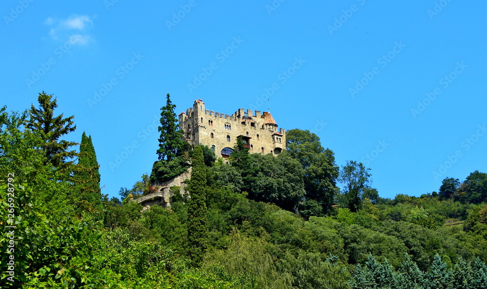 Castel Fontana located near the town of Tirolo above the city of Merano