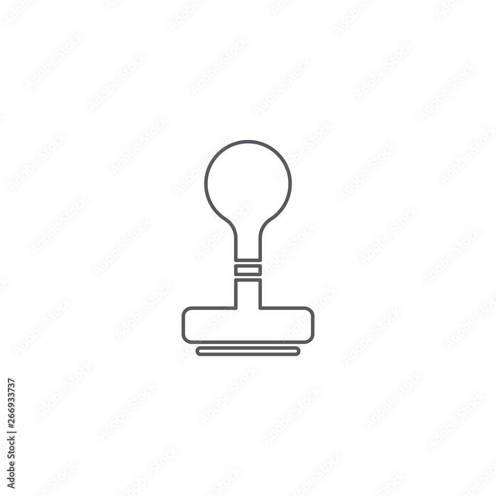 stamp vector icon concept, isolated on white background stamp vector icon concept, isolated on white background
