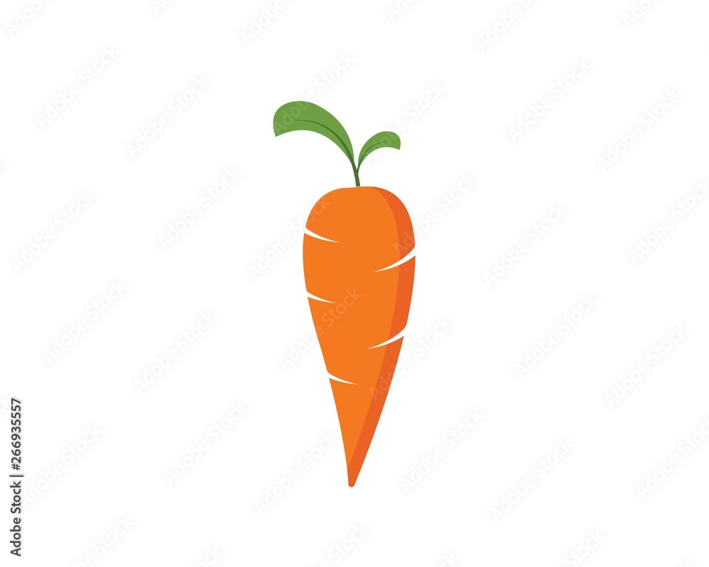 carrot logo icon vector illustration design carrot logo icon vector illustration design