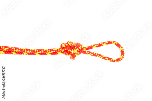 rope for tourism, mountaineering isolated on white background