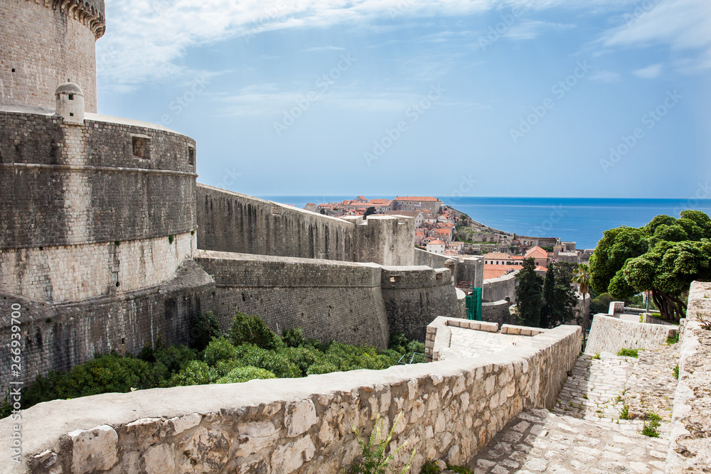 Minceta Tower and the beautiful Dubrovnik walls