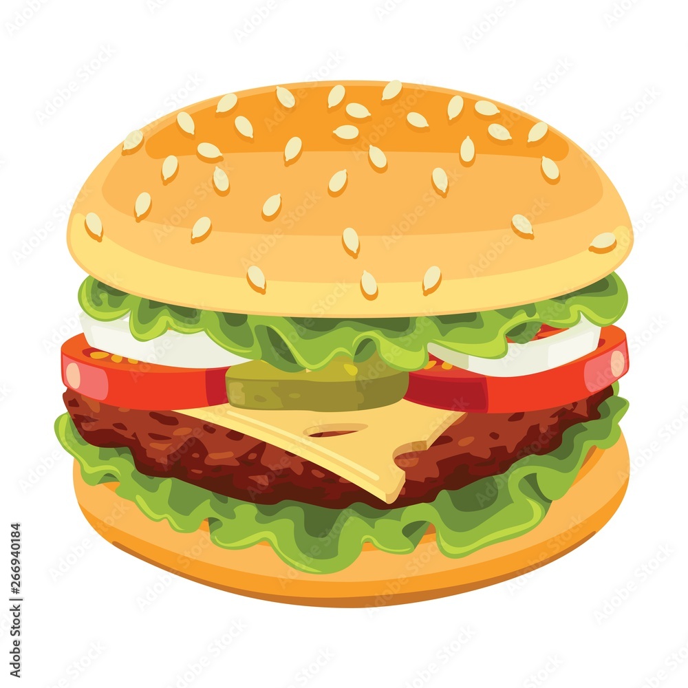 Burger Vector Icon Burger Vector Icon