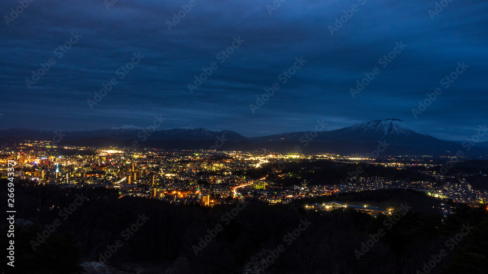 盛岡の夜景