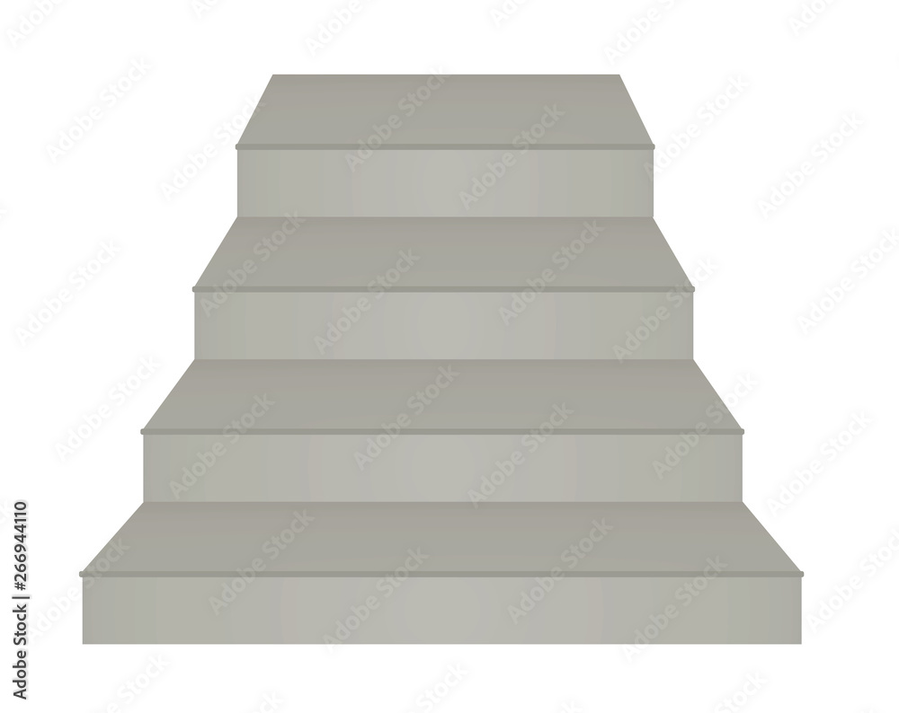 Stairs. front side. vector illustration Stairs. front side. vector illustration