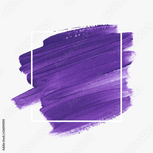 Logo brush painted watercolor background vector. Perfect design for headline and sale banner. 
