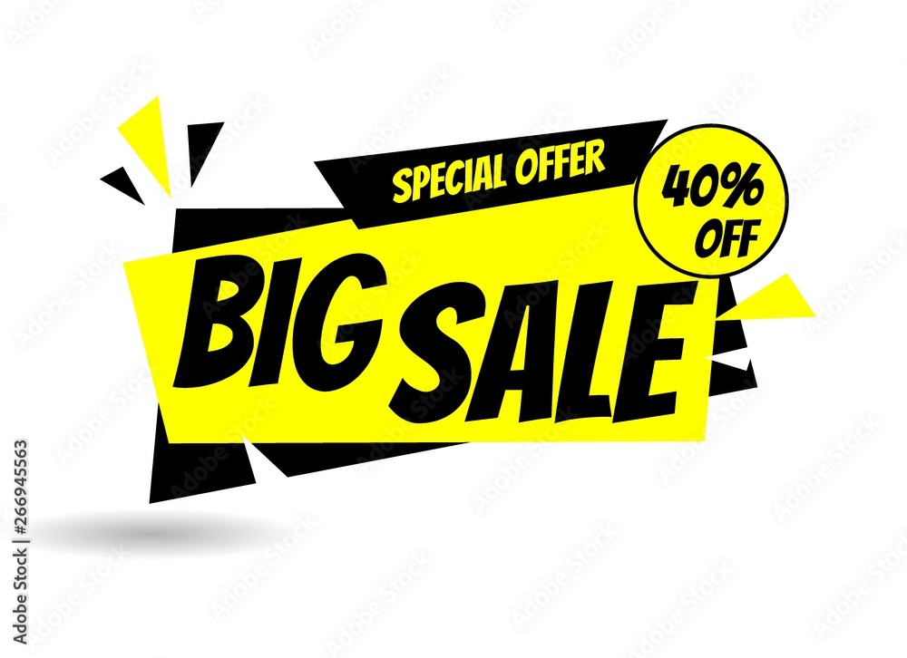 Modern discount banner design Modern discount banner design