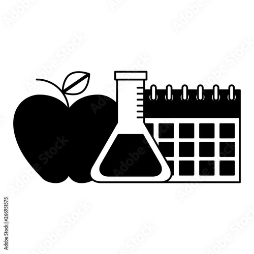 school calendar apple flask