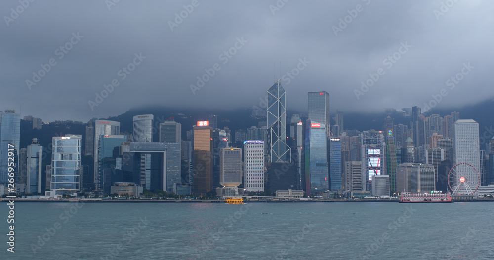 Fototapeta premium Hong Kong city landmark