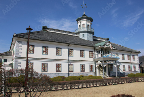 Photography Old Kaichi School in Matsumoto, Japan