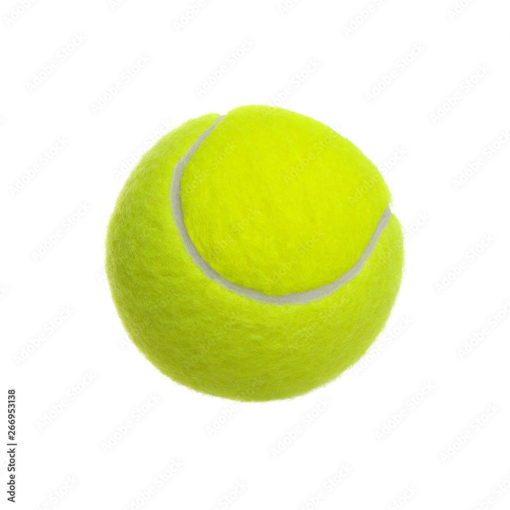  tennis ball on white