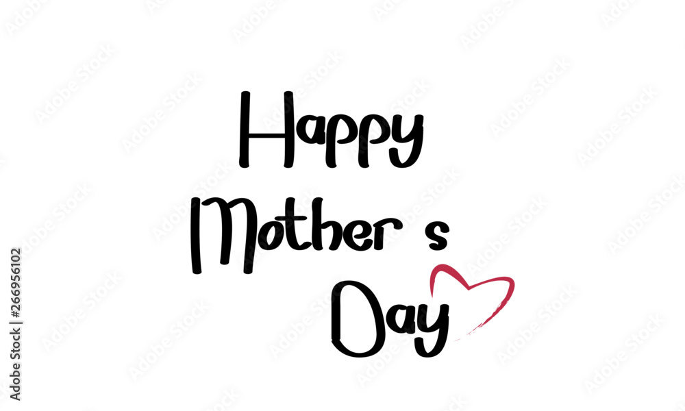 Fototapeta premium Mother's day special typography design