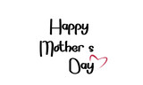 Mother's day special typography design