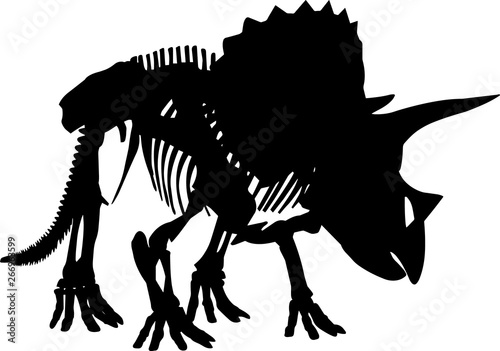 Fossils 9 isolated vector silhouette