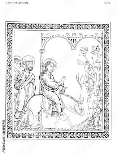  Christian illustration. Old image