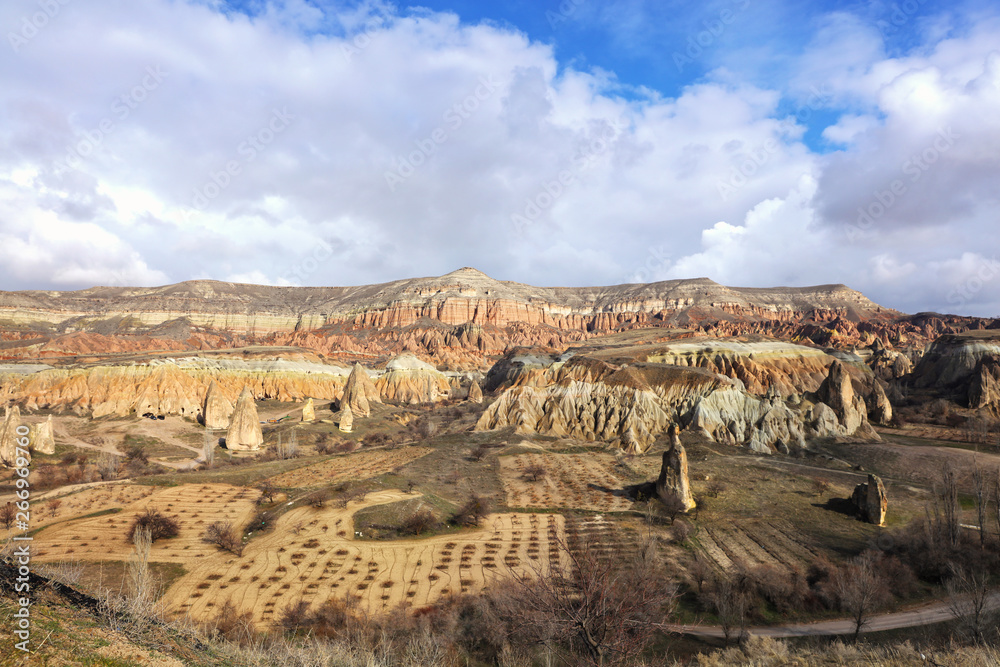 Beautiful Cappadocia mountains landscape, Turkey, Travel cocept Beautiful Cappadocia mountains landscape, Turkey, Travel cocept