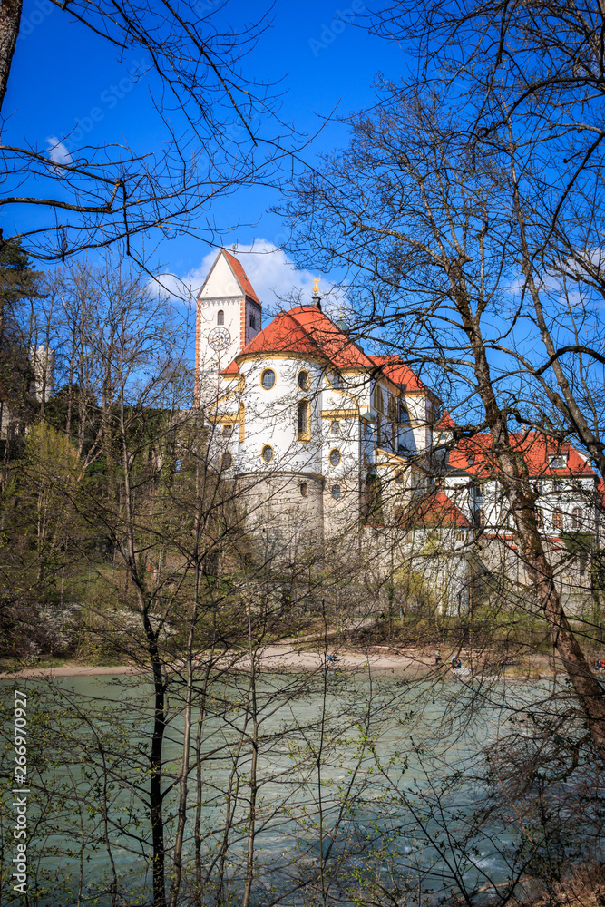 Fototapeta premium Basilika St. Mang in Füssen im Algäu Bayern Deutschland