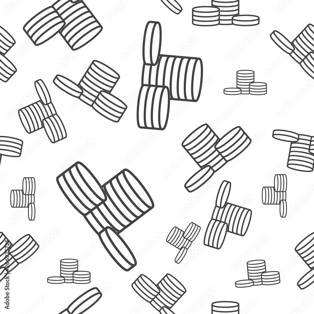 Cash money icon. Flat image money vector seamless pattern on a white background. Cash money icon. Flat image money vector seamless pattern on a white background.