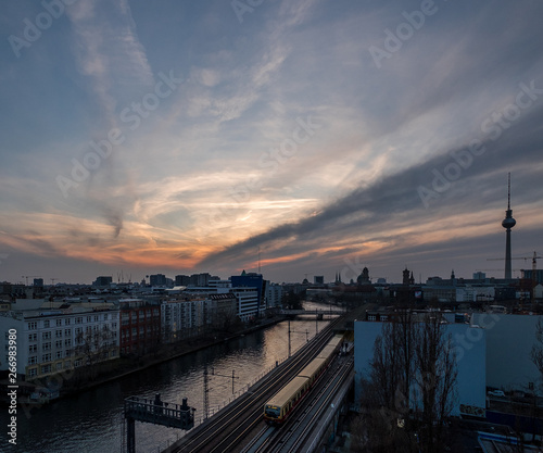 Sonnenuntergang in Mitte