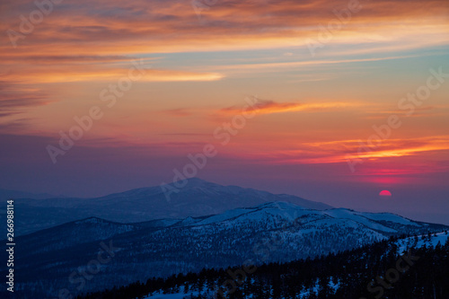  Snowy scenery of Hachimantai in Tohoku region