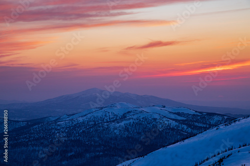  Snowy scenery of Hachimantai in Tohoku region