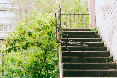 Broken stairway to heaven