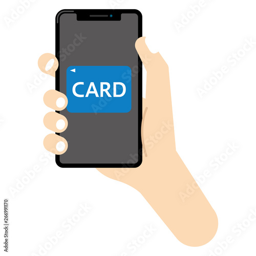 キャッシュレス決済：スマホ キャッシュレス 決済 カード クレジット cashless payment